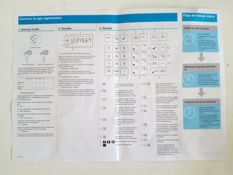 caja registradora casio se-g1+llaves+instruc plastico negro func 17x32.5x34 1u